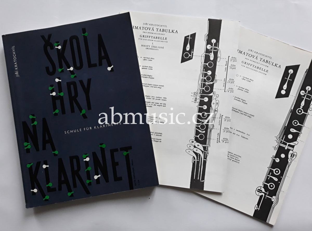 Škola hry na klarinet - Jiří Kratochvíl