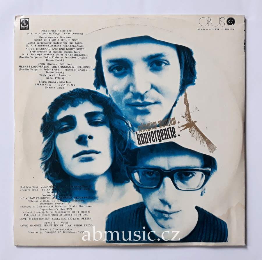 2 LP Collegium Musicum - Konvergencie Vinyl