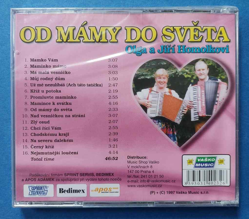 CD Olga a Jiří Homolkovi - Od mámy do světa