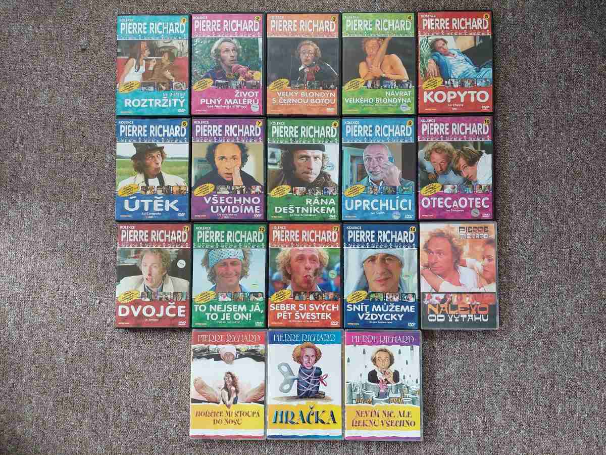 DVD Pierre Richard kolekce 18 filmů