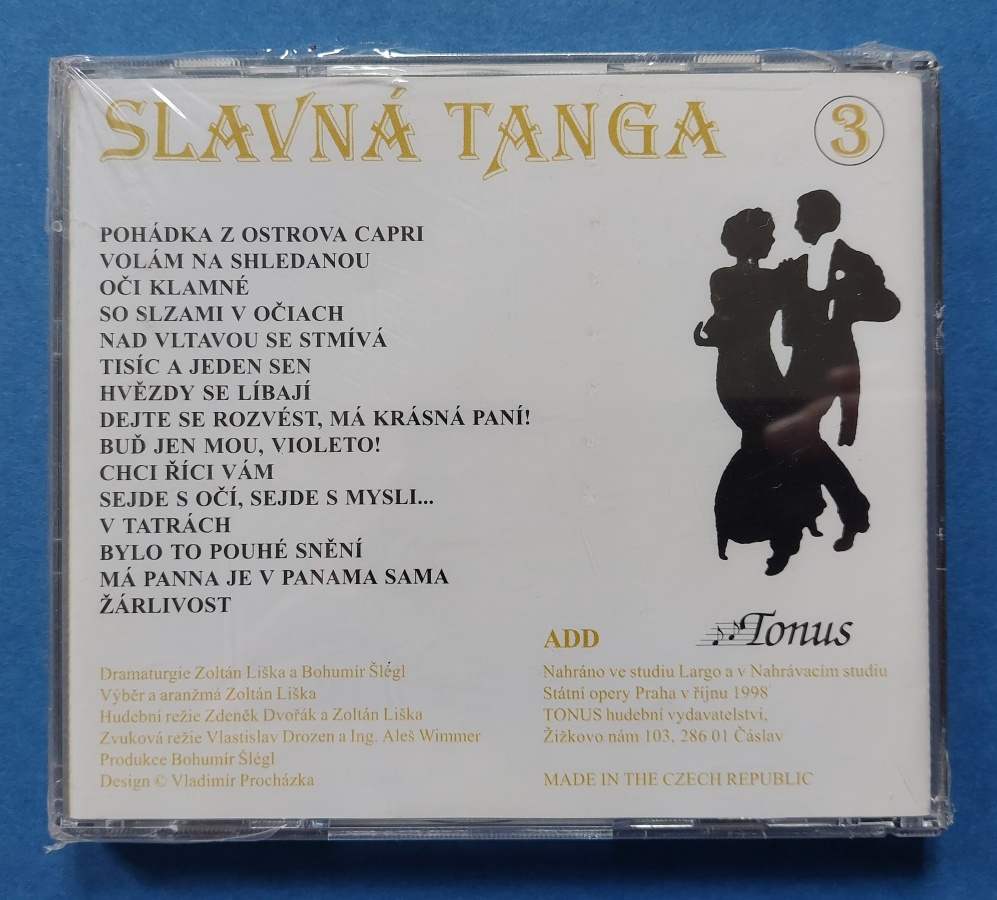 CD Slavná tanga 3 Josef Zíma , Linda Finková a další