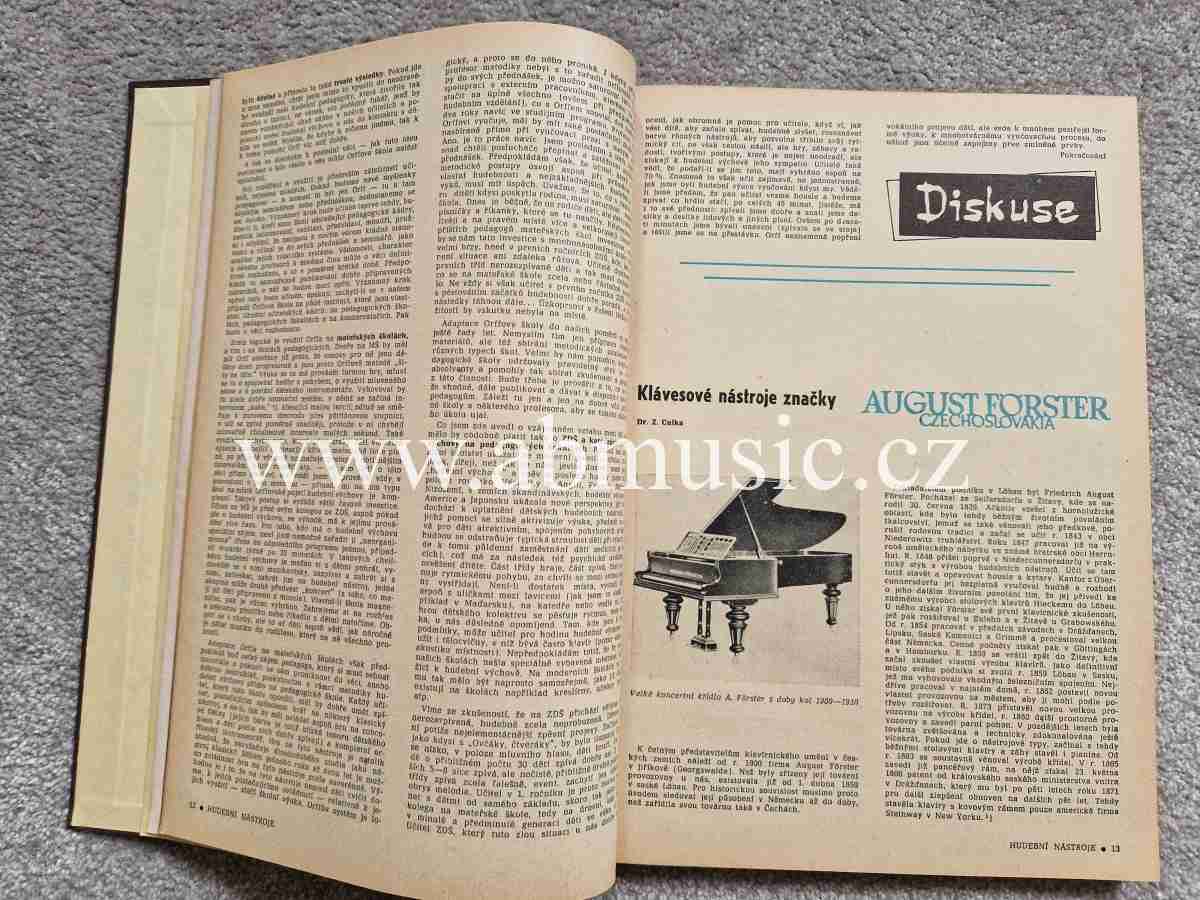 Časopis Hudební nástroje ročník 1969