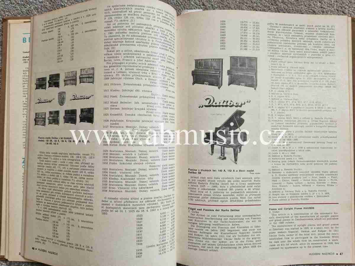 Časopis Hudební nástroje ročník 1970