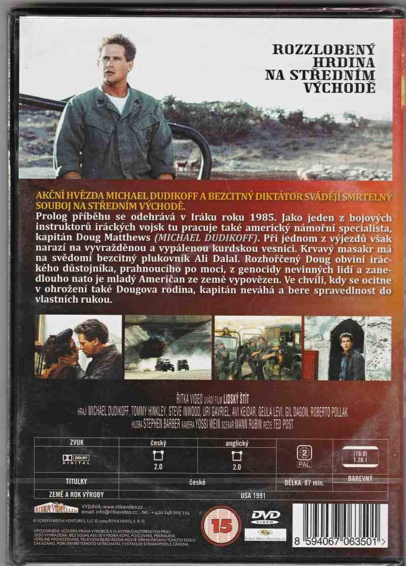 DVD Lidský štít - Michael Dudikoff