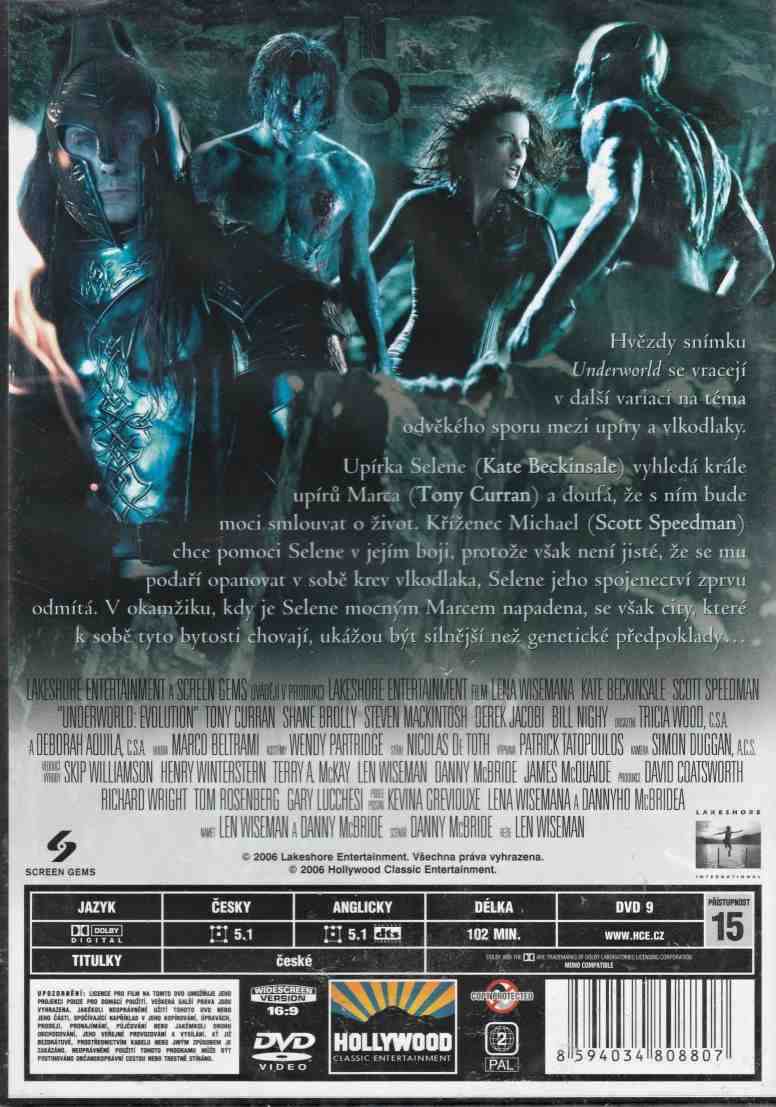 DVD Underworld Evolution