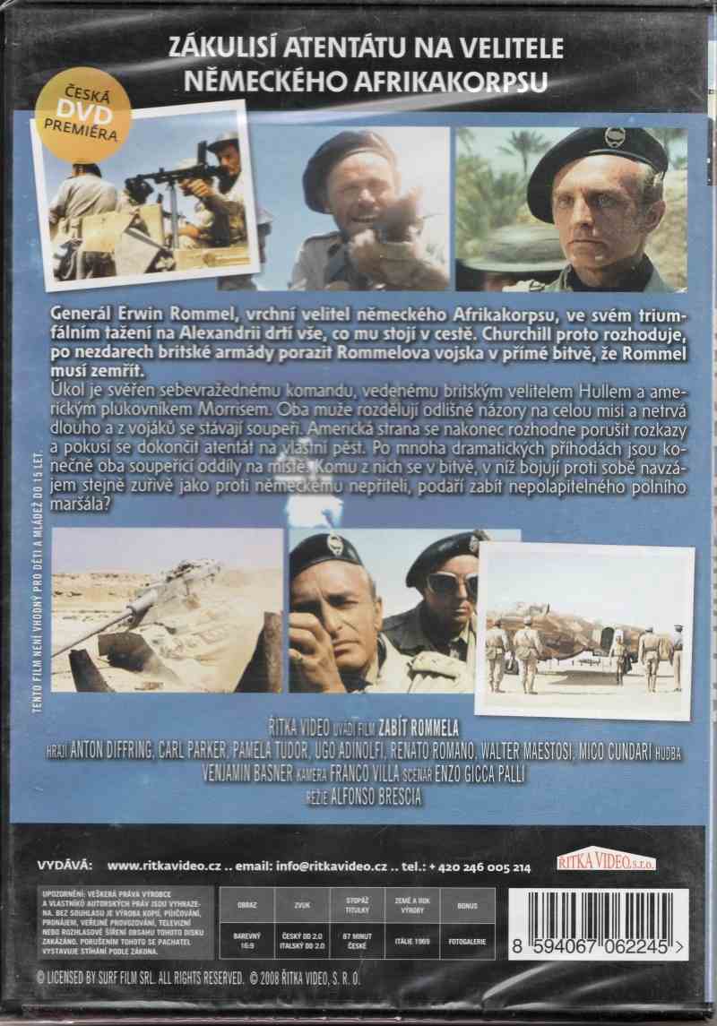 DVD Zabít Rommela