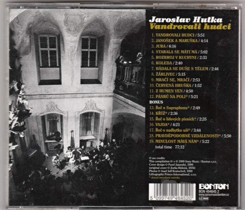 CD Jaroslav Hutka - Vandrovali hudci 