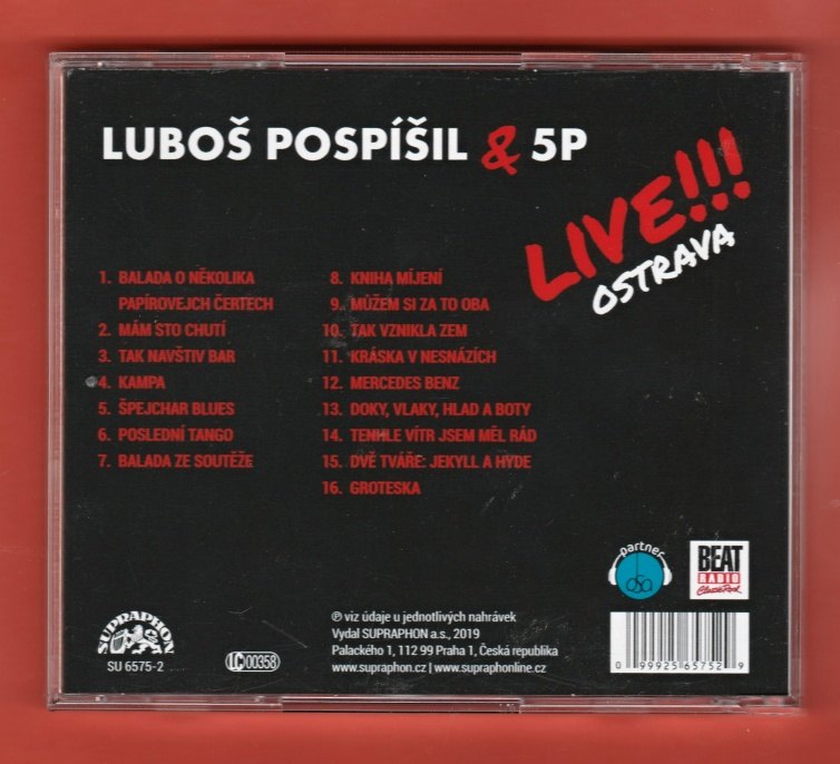 CD Luboš Pospíšil & 5P - Live!!! Ostrava