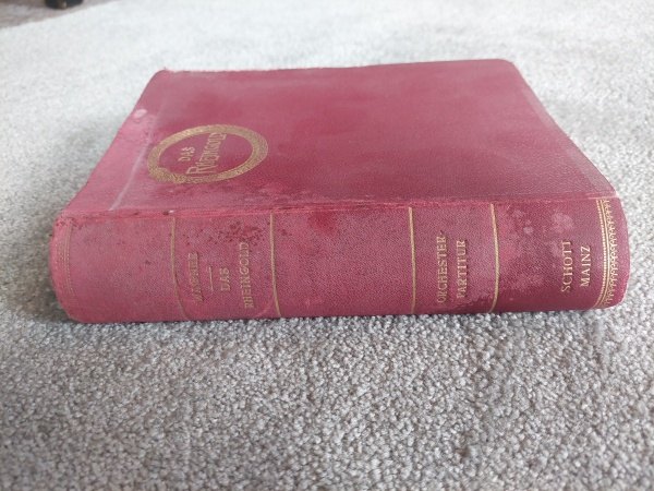 Richard Wagner Das Rheingold Orchester Partitur edice Schott´s