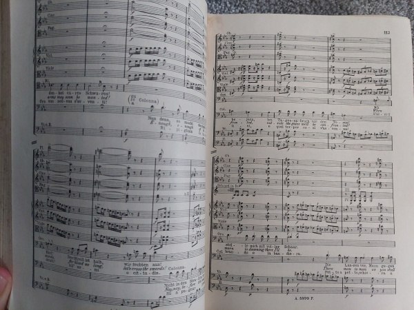 Richard Wagner Rienzi Orchester Partitur edice Fürstner Berlin