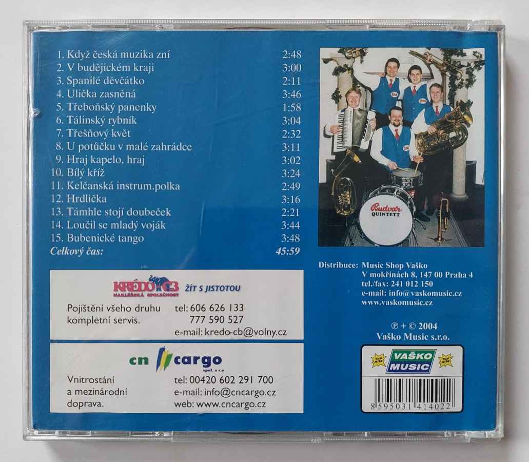 CD Budvar Quintett 10 let