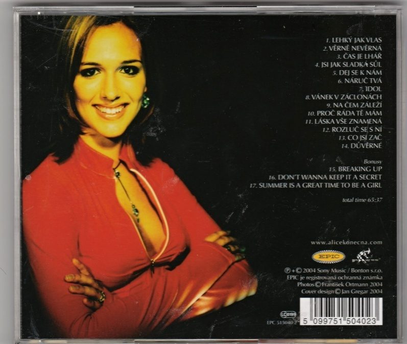 CD Alice Konečná - Věrně nevěrná