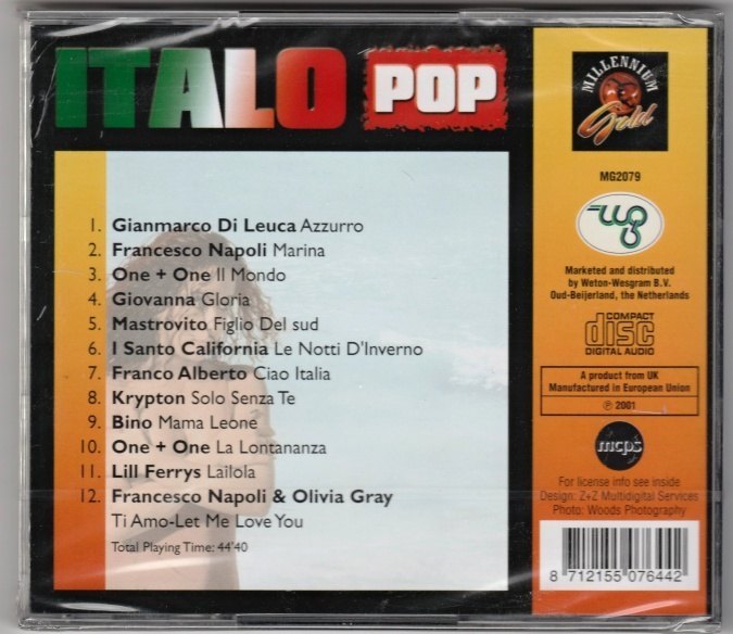 CD ITALO POP