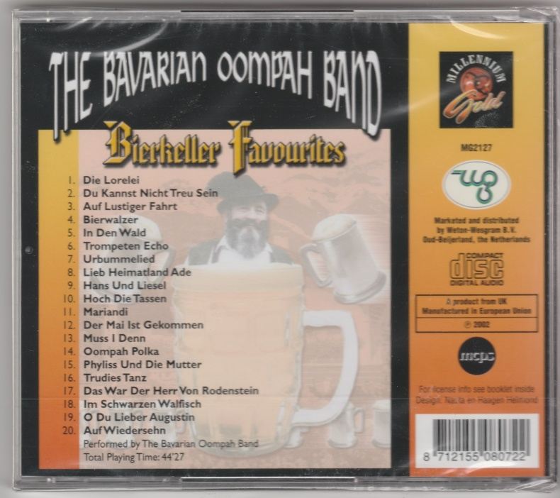 CD The Bavarian Oompah band - Bierkeller Favourites