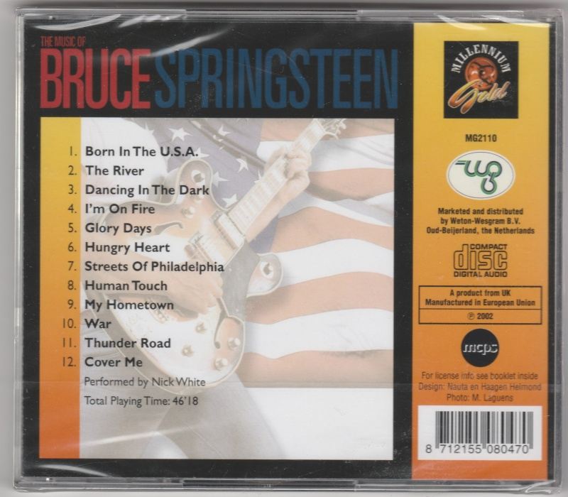 CD The Music of Bruce Springsteen performed by Nick White