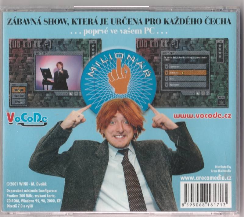 CD-ROM CO ČECH TO MILIONÁŘ 
