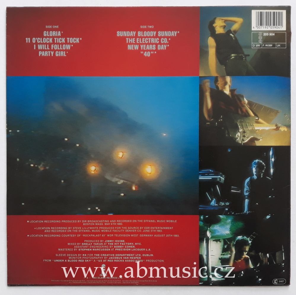 LP U2 - Under A Blood Red Sky