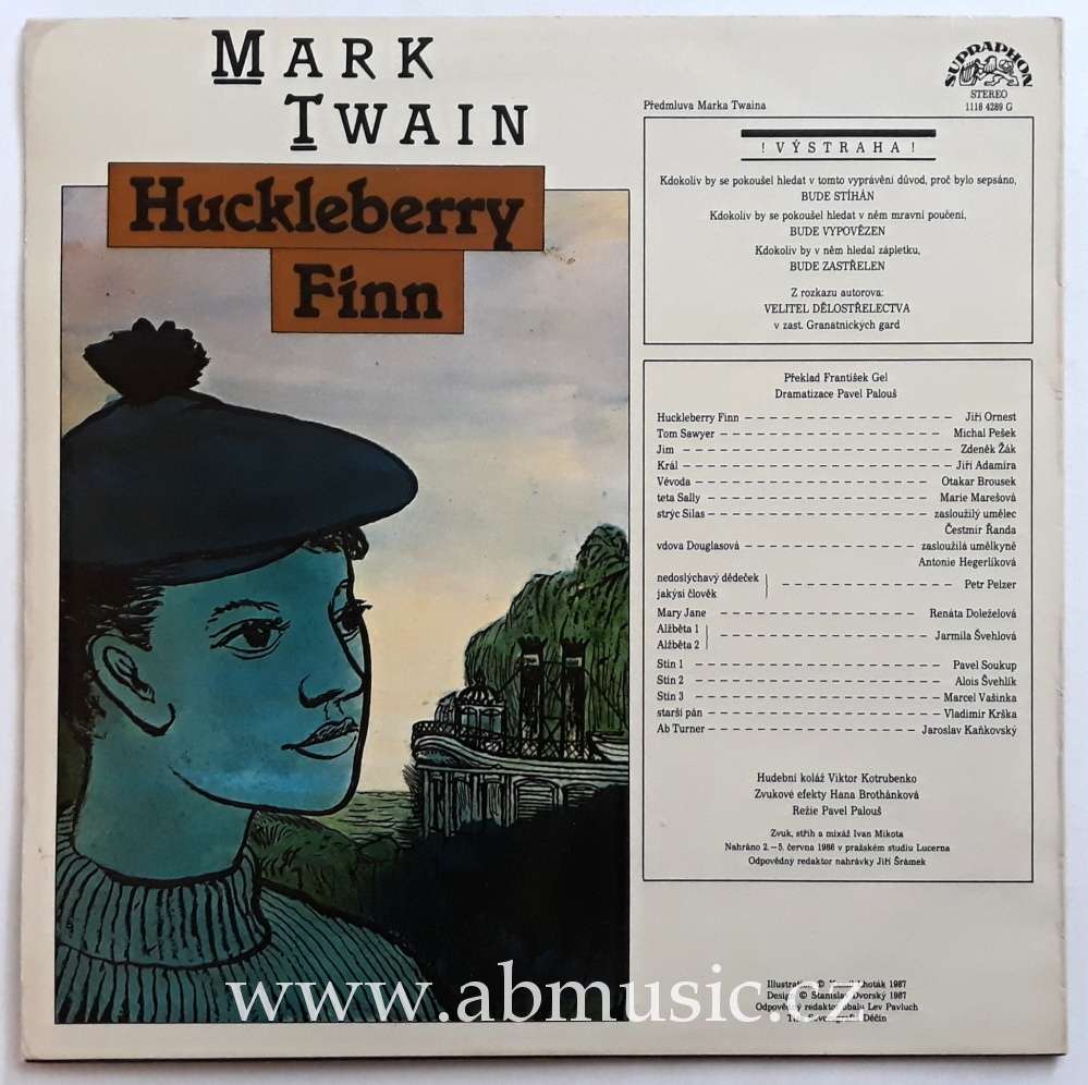 LP Mark Twain - Huckleberry Finn