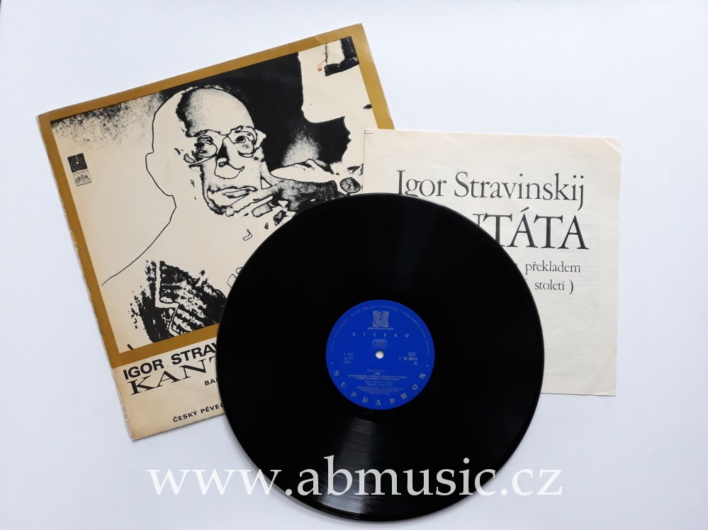 LP Igor Stravinskij - Kantáta Mše Karel Ančerl