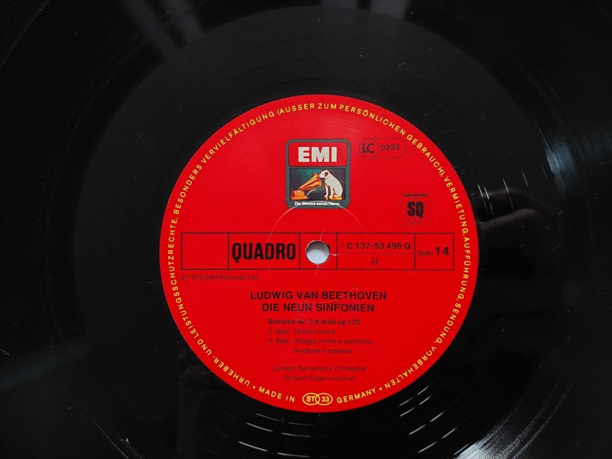 9 LP BEETHOVEN THE NINE SYMPHONIES - EUGEN JOCHUM LONDON SYMPHONY ORCHESTRA