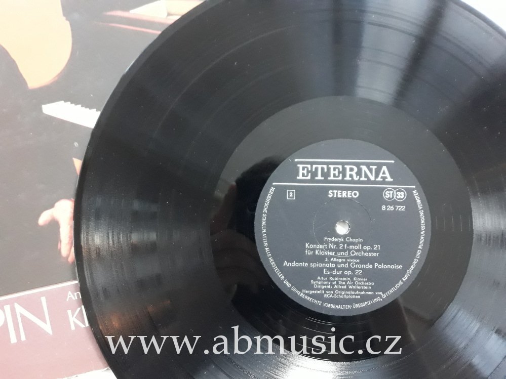LP Fryderyk Chopin - Klavierkonzert f-moll Arthur Rubinstein 