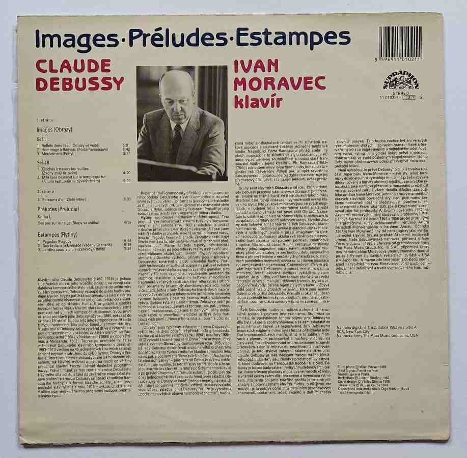 LP Claude Debussy - Images - Preludes - Estampes