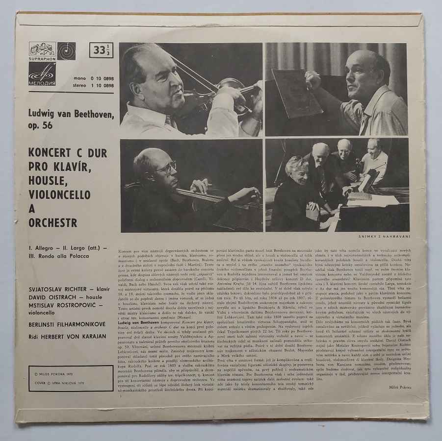 LP Ludwig Van Beethoven - Koncert C Dur 