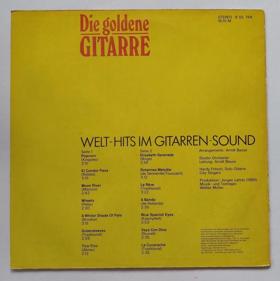 LP Die goldene Gitarre Welt-Hits