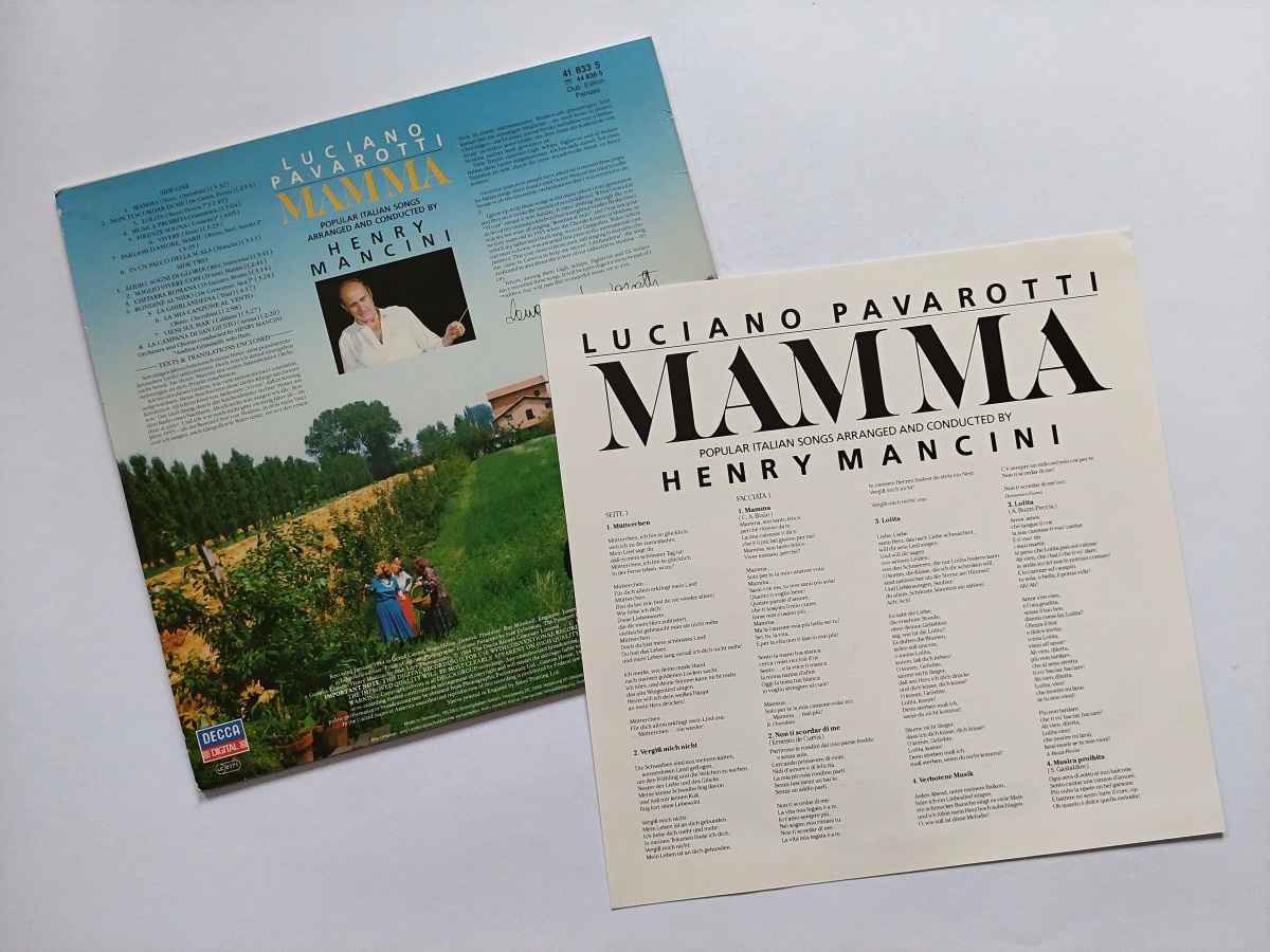 LP LUCIANO PAVAROTTI - HENRY MANCINI - MAMMA 