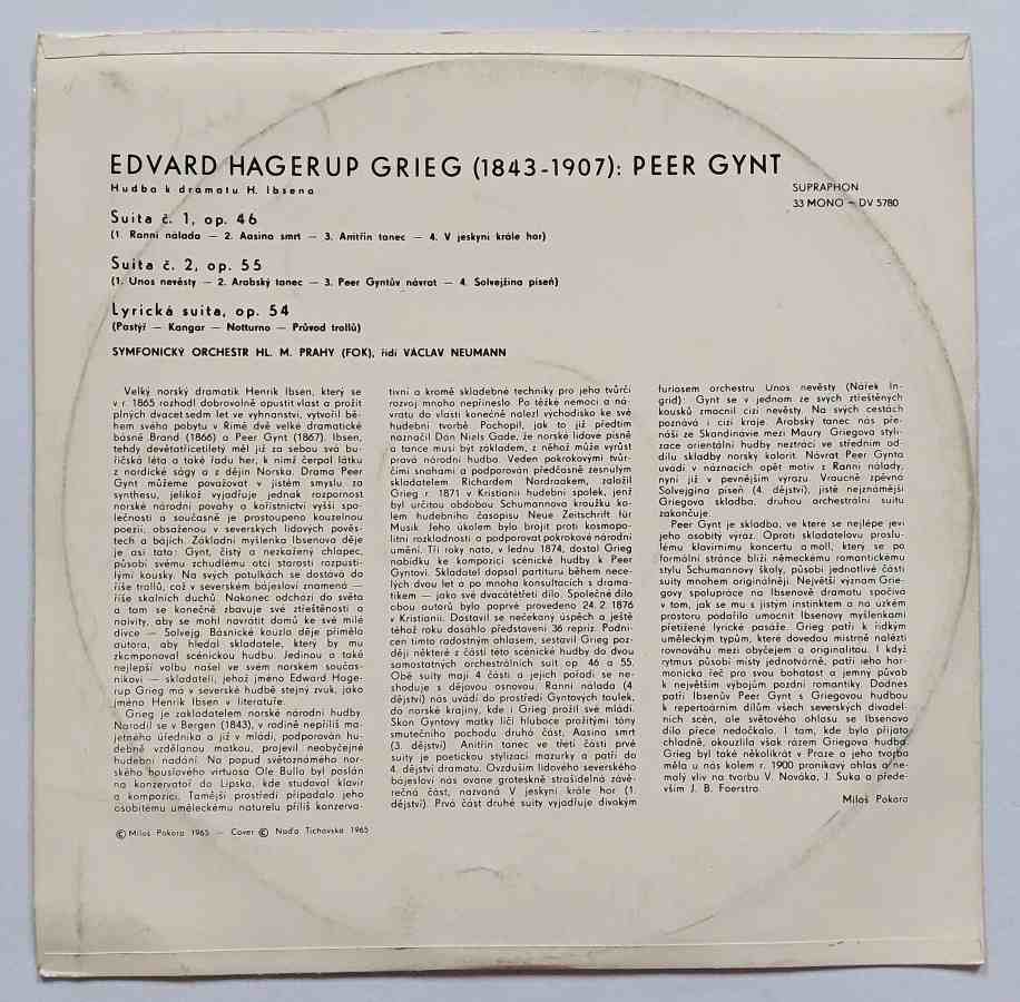 LP EDWARD GRIEG - PEER GYNT
