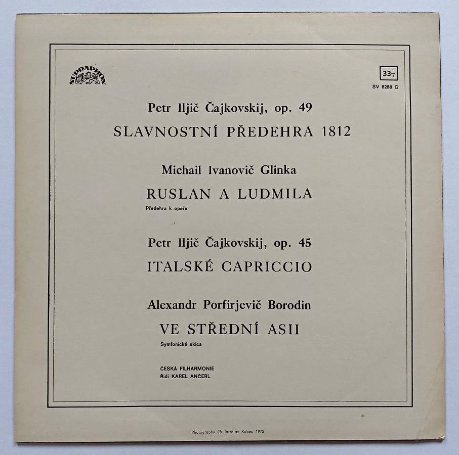 LP Petr Iljič Čajkovskij - Slavnostní předehra 1812 