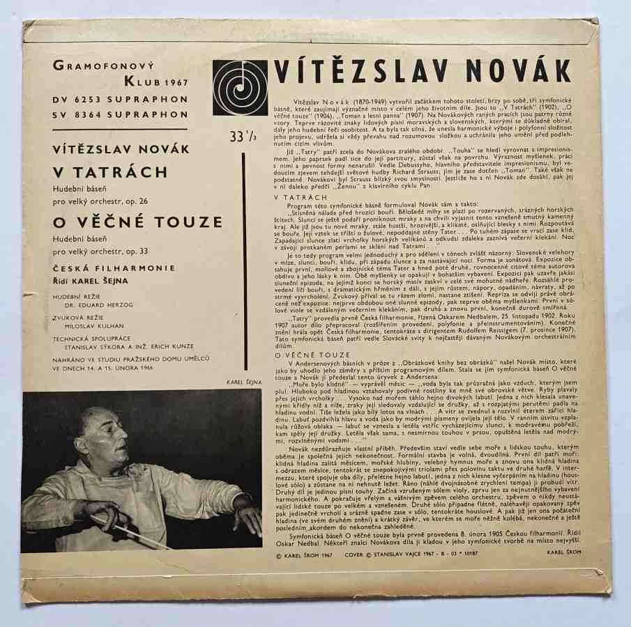 LP VÍTĚZSLAV NOVÁK - V Tatrách 
