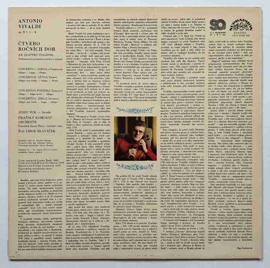LP Antonio Vivaldi - Čtvero ročních období