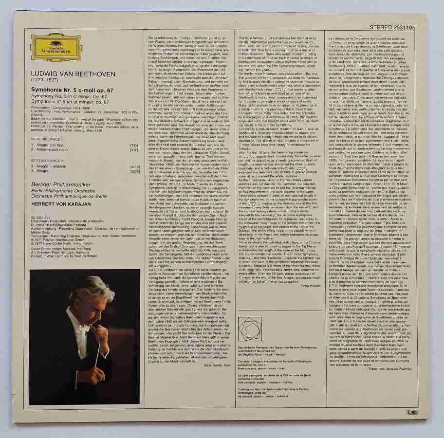 LP Ludwig Van Beethoven Symfonie nr. 5 