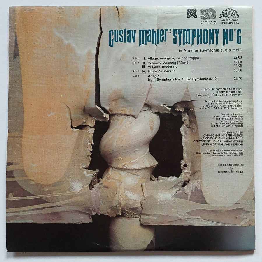 2 LP Gustav Mahler - Symphony No. 6 