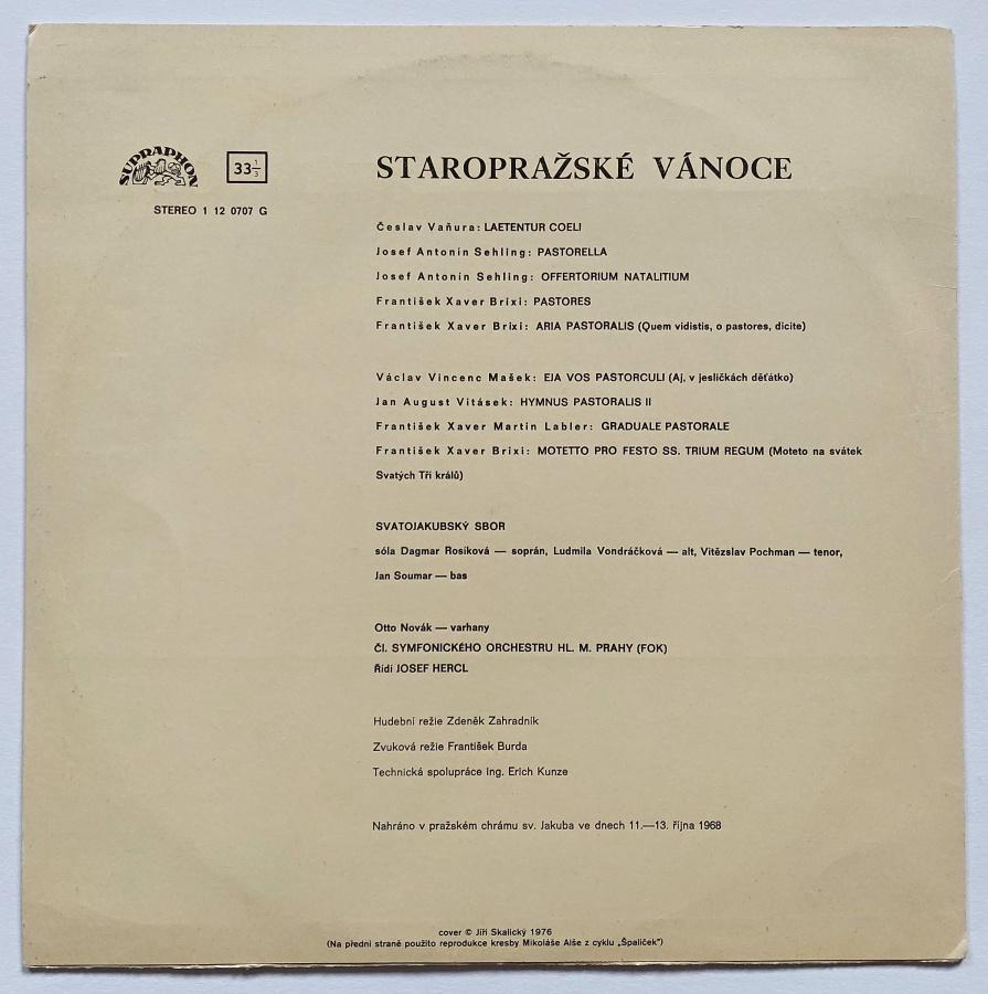 LP Staropražské Vánoce 1968