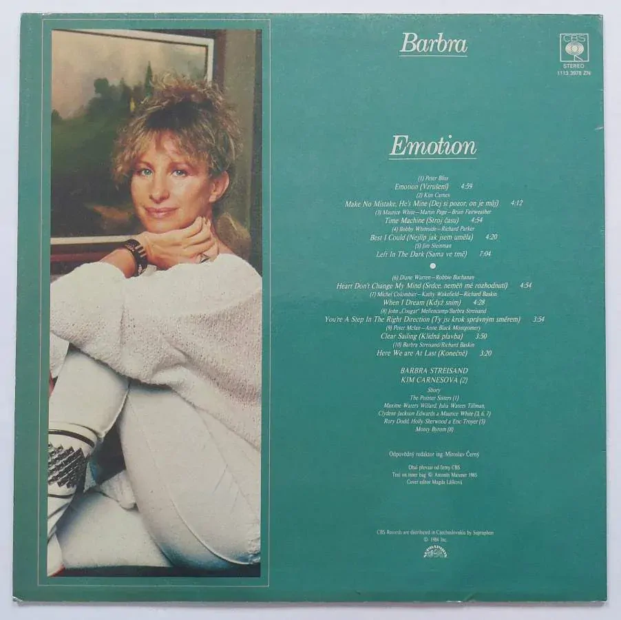 LP Barbra Streisand - EMOTION
