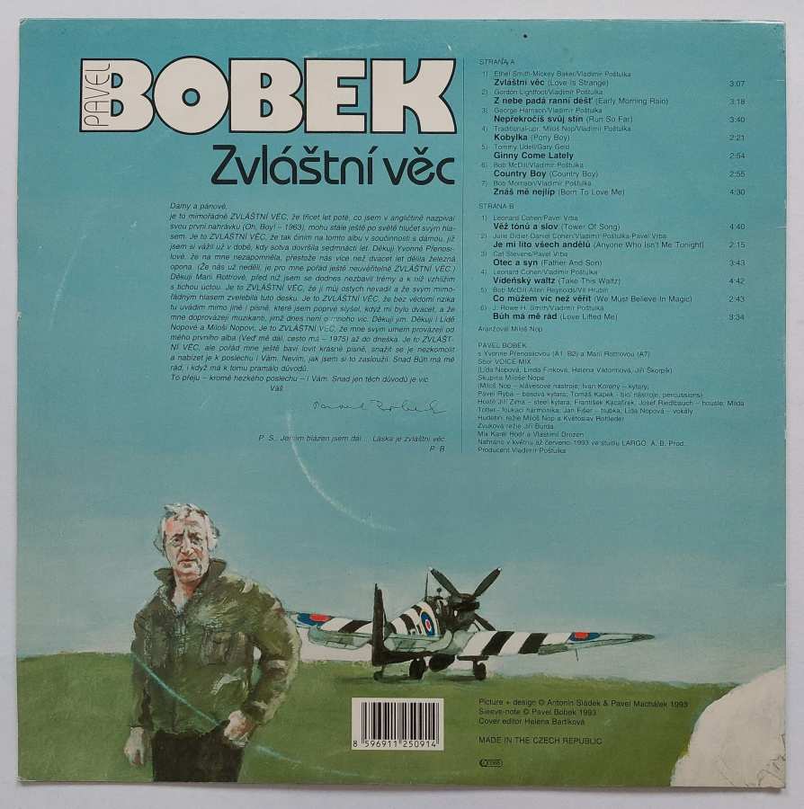 LP PAVEL BOBEK - ZVLÁŠTNÍ VĚC