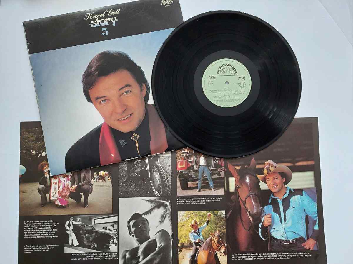 2 LP Karel Gott - STORY 3 + Plakát