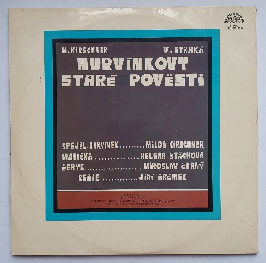 2 LP Spejbl a Hurvínek - Hurvínkovy Staré Pověsti 