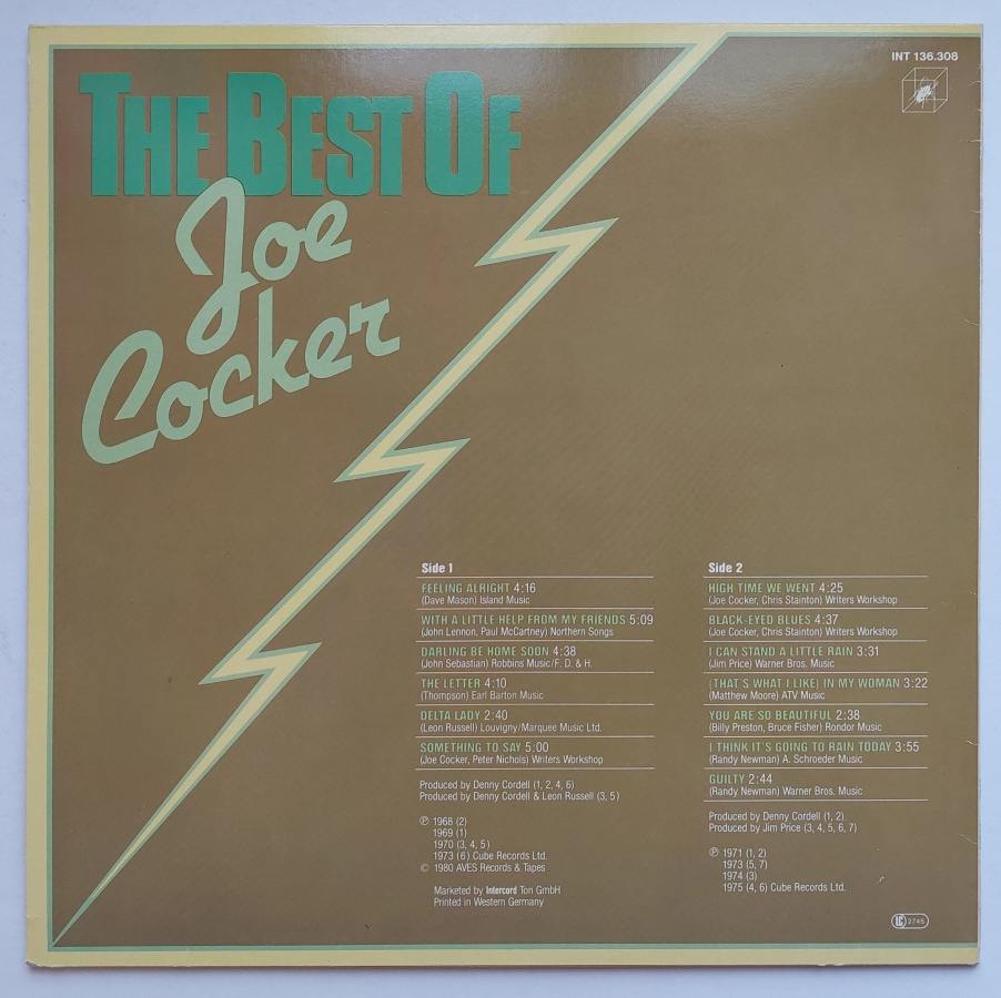 LP Joe Cocker - The Best Of Joe Cocker 