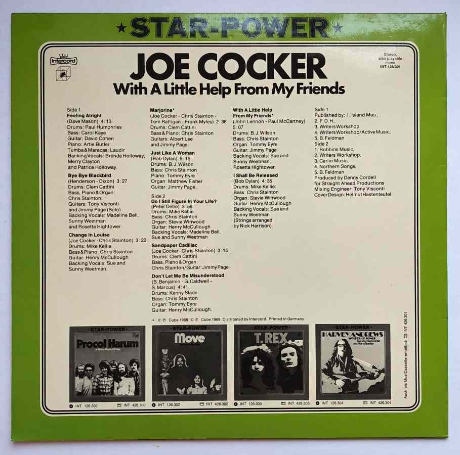 LP Joe Cocker - With A Little Help From My Friends
