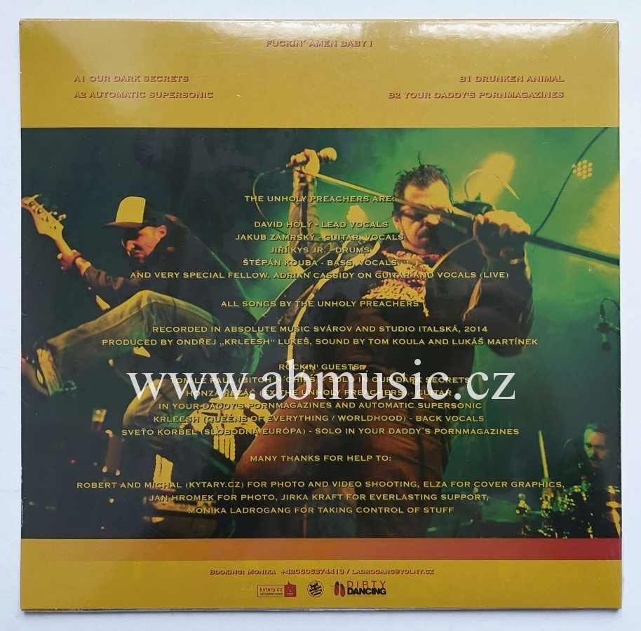 3LP The Unholly Preachers - Fuckin´Amen Baby I+II+III