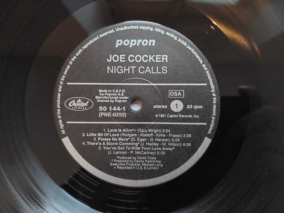 LP JOE COCKER - NIGHT CALLS