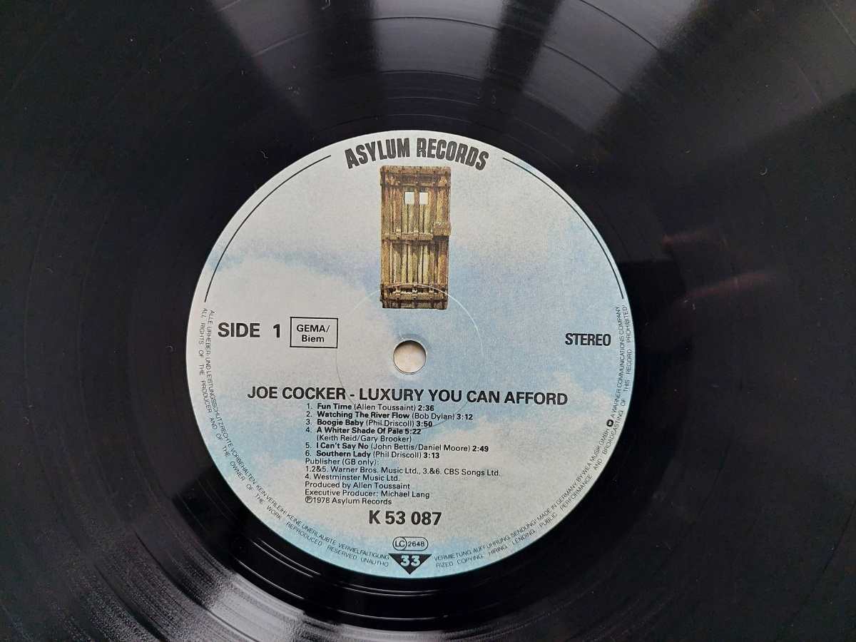 LP JOE COCKER - LUXURY YOU CAN AFFORD