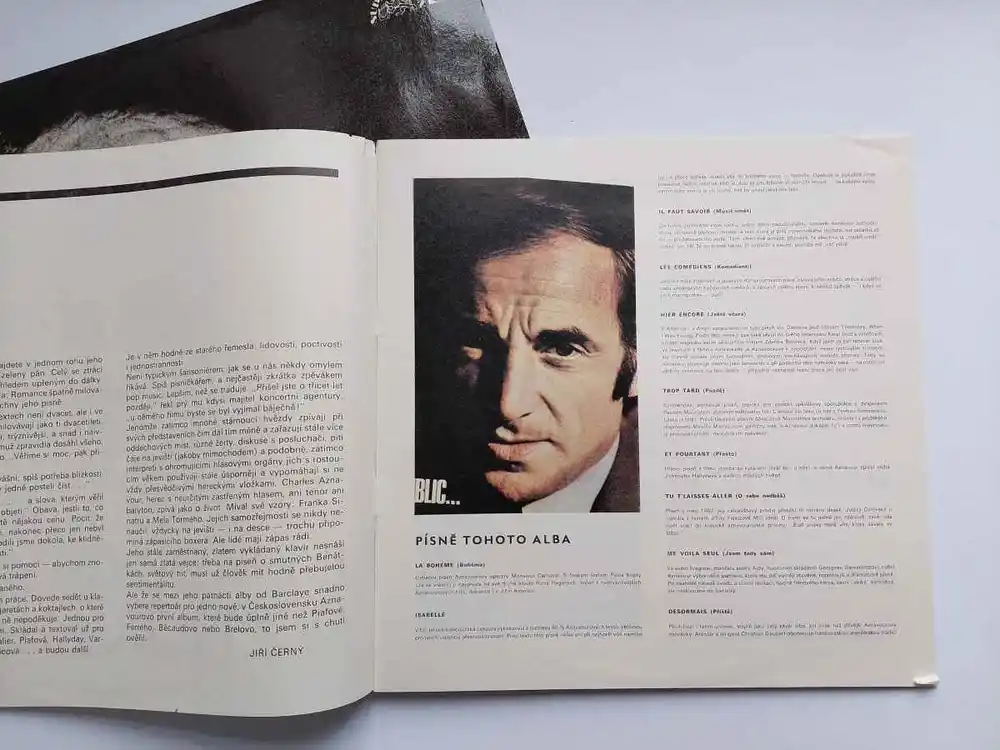 LP CHARLES AZNAVOUR SUPRAPHON