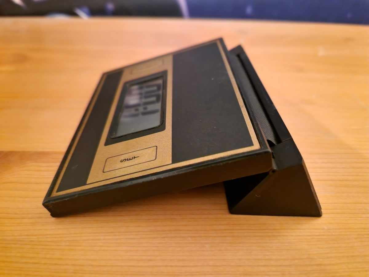 Hodiny s kalkulačkou Foldable dual power Vintage 