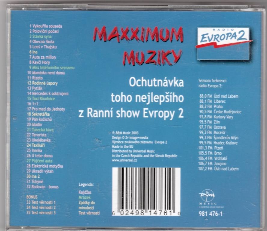 CD MRÁZEK ÚSTŘEDNA TO NEJLEPŠÍ 