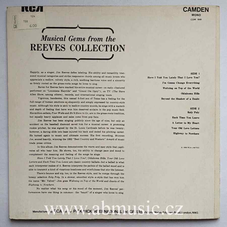 LP Jim Reeves - Have I Told You Lately That I Love You ?