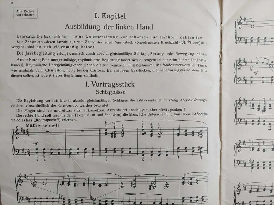 Jazz klavier schule von Rio Gebhardt - Neue klavier virtuosität